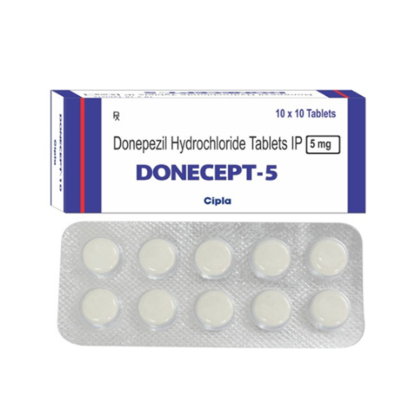 多奈哌齐 Donecept 5mg*100粒 改善阿尔茨海默氏病 痴呆症状