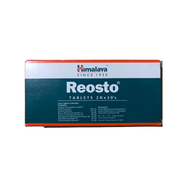 喜马拉雅 Himalaya 骨质疏松缓解片 Reosto 60粒装 减轻骨折骨质疏松症肿胀疼痛 提高矿物质生物利用度