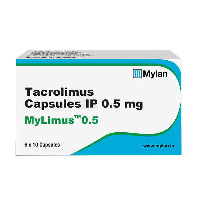 普乐可复 Mylimus 1 Capsule 他克莫司胶囊 Tacrolimus 60粒装 用于移植患者器官排斥反应预防