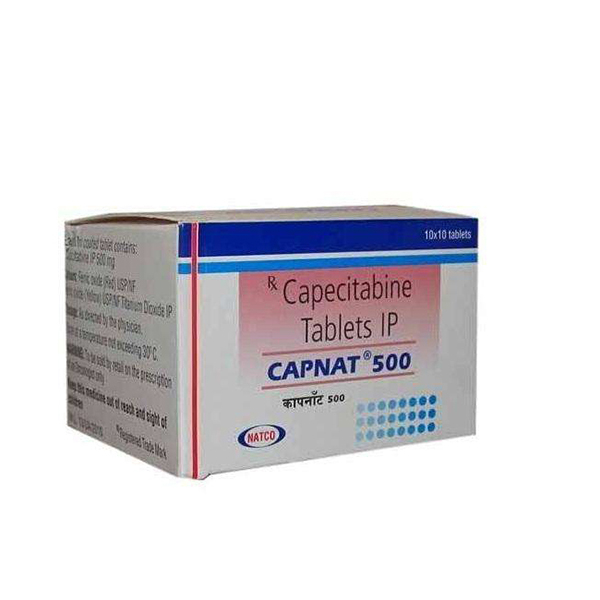 卡培他滨 Capnat 希罗达 Capecitabine 100粒装 治疗结直肠癌乳腺癌大肠癌抗癌药物